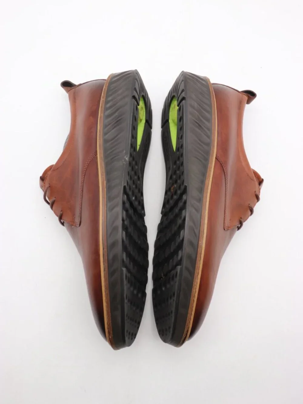 ECCO ST.1 Hybrid Men’s Size EU 47 Plain Toe Derby Shoes Smooth Brown Leather